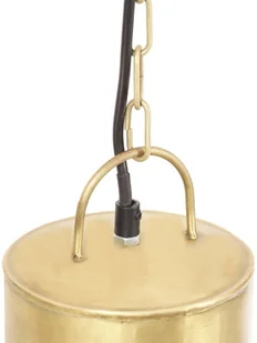 VidaXL Lampa wisząca, 25 W, kolor mosiądzu, okrągła, 48 cm, E27 320564 - Lampy sufitowe - miniaturka - grafika 6