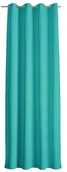 Zasłony - Domarex Zasłona DOLCE turkusowa 140 x 250 cm na przelotkach - miniaturka - grafika 1