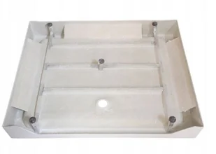 231 HYDAR BRODZIK PROSTOKĄTNY 100x80 GŁĘBOKI 15cm BIAŁY+SYFON 23178188 78188-uniw - Brodziki prysznicowe - miniaturka - grafika 4