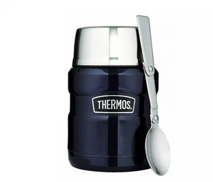 Thermos Termos na posiłek KING 470 ml ze składaną łyżką (miedziany) King - Termosy - miniaturka - grafika 3