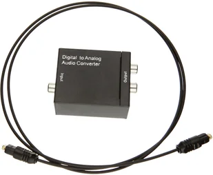 Konwerter Optyczny Toslink Coaxial Na 2x Cinch Rca - Przetworniki DAC - miniaturka - grafika 4