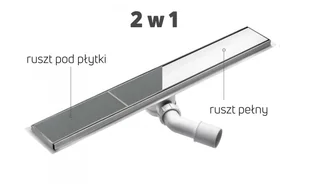 Odpływ liniowy odwracalny 100 cm Deante KOS_010D - Odpływy liniowe - miniaturka - grafika 5