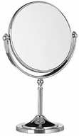 Lusterka do makijażu - CM Relaxdays Relaxdays 10021949 Lusterko Kosmetyczne, Stojące, Okrągłe, Dwustronne, Szkło, Plastik, Kolor Srebrny, Wymiary: 28 X 18 X 10 10021949 - miniaturka - grafika 1