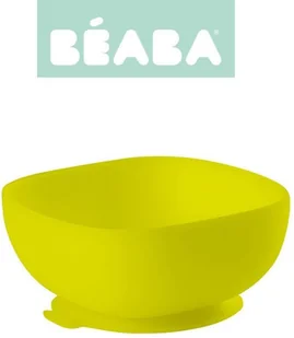 Beaba Silikonowa miseczka z przyssawką yellow - Miseczki i talerzyki dla dzieci - miniaturka - grafika 2