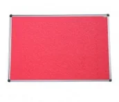 Tablice i flipcharty - Allboards KOLOROWA tablica tekstylna jak korkowa 60x40 - czerwona - miniaturka - grafika 1
