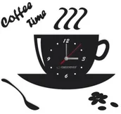 Zegary - Esperanza Esperanza EHC006K Kuchenny Zegar ścienny FLORENCE Czarny EHC006K 5901299929537 - miniaturka - grafika 1