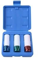 KING TONY Zestaw nasadek udarowych do felg aluminiowych 4405MX, 1/2", 6-kątne, 17, 19, 21 mm - Zestawy narzędziowe - miniaturka - grafika 2