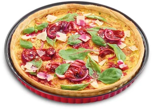 Küchenprofi 0 dno Bake One quiches kształt 20 cm z funkcją podnoszenia, wysokiej jakości blacha stalowa 0810001024 - Formy do ciast - miniaturka - grafika 2