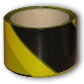Akcesoria BHP - unimet TAŚMA OSTRZEGAWCZA ŻÓŁTO-CZARNA 80MM*100M - miniaturka - grafika 1
