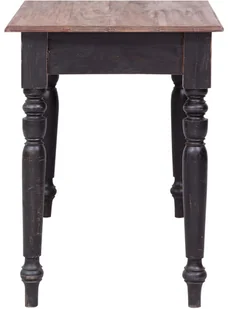 vidaXL vidaXL Biurko z 3 szufladami, 117 x 57 x 75 cm, lite drewno mahoniowe - Biurka - miniaturka - grafika 3