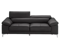 Sofy i kanapy - Vente-Unique Sofa 3-osobowa ze skóry SOLANGE - Antracytowy - miniaturka - grafika 1