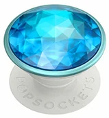 Uchwyty samochodowe do telefonów - PopSockets wymienny, wysuwany cokół i uchwyt do smartfonów i tabletów  Disco crystal, niebieski - miniaturka - grafika 1