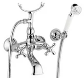 Baterie wannowe i prysznicowe - Paffoni Bateria wannowa ścienna IRIS IRV027CR - miniaturka - grafika 1