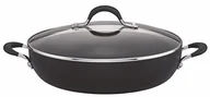 Naczynia żaroodporne - Circulon circulon MOMENTUM 30 cm płaskie rondel 4,3 L  eloksalowane Czarne 84202 - miniaturka - grafika 1