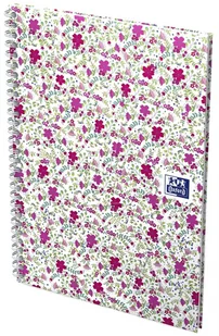 OXFORD Kołonotatnik Floral A5 60 kratka 400094951 - Notesy i bloczki - miniaturka - grafika 3