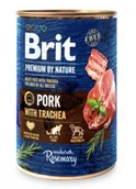 Mokra karma dla psów - Brit Premium By Nature Pork With Trachea 400 g - miniaturka - grafika 1