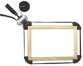 Ramki na zdjęcia - Relaxdays ramka napinacz z 4 szczękami mocującymi i 4 meter Nylon pasek jako taśma do szprych do śruby kleje i firmy prostokątnego obrabianych przedmiotów można płynnie regulować HBT: 3 x 10 x 28 cm, 10018245 - miniaturka - grafika 1