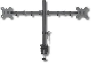 Techly Techly Podwójne ramię biurkowe LED/LCD 13-27 cali 2x10kg VESA regulowane AJTEYL000027514 - Akcesoria do monitorów - miniaturka - grafika 2