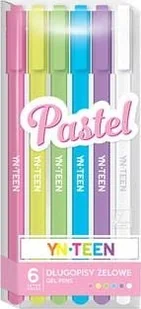 Długopis żelowy 6 kolorów Pastel YN TEEN - Przybory szkolne - miniaturka - grafika 2