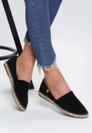 Espadryle damskie - Renee Czarne Espadryle Specialty - miniaturka - grafika 1