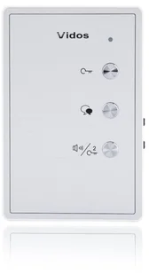 Vidos Unifon głośnomówiący kolor biały U1011-2 U1011-2 - Akcesoria do domofonów i wideodomofonów - miniaturka - grafika 3