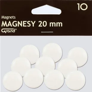 Magnesy 20 mm białe 10 sztuk - Magnesy - miniaturka - grafika 2