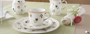 Villeroy Boch Boch Filiżanka do kawy ze spodkiem Petite Fleur 1023951290 - Filiżanki - miniaturka - grafika 2