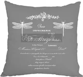 Poduszki dekoracyjne - French home PODUSZKA OZDOBNA FRENCH HOME - FRENCH GREY - miniaturka - grafika 1