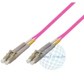 Kable miedziane - Tecline 39885305 OM4-włókien LWL-Kabel (50/125 m, 5,0 m) jasnoczerwony 4048889022139 - miniaturka - grafika 1