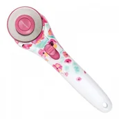 Nożyczki krawieckie - Fiskars Nóż krążkowy krawiecki Inspiration Flower 1023907 - 45mm 1023907 - miniaturka - grafika 1