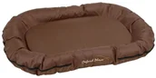 Legowiska dla psów - Kerbl Legowisko dla zwierząt Oxford Place, 120 x 85 17 cm, brązowe - miniaturka - grafika 1