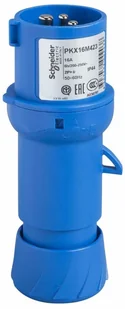 Schneider Wtyczka-16A-2P-E-200-250V-IP44-50-60Hz PKX16M423 - Kostki, złączki, wtyczki - miniaturka - grafika 2