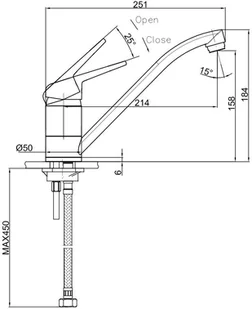 Franke PRINCESS II orzechowy 115.0470.653 - Baterie kuchenne - miniaturka - grafika 2