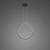Lampy sufitowe - Altavola Design lampa wisząca Ledowe okręgi No 1 60cm czarny in 3k 5902249036749 - miniaturka - grafika 1
