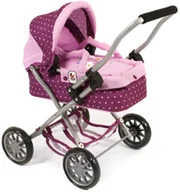 Wózki dla lalek - Bayer Chic Wózek dla lalek SMARTY, różowy/fioletowy, - miniaturka - grafika 1