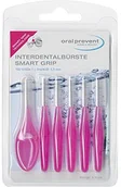 Szczoteczki międzyzębowe - Oral Prevent Interdental szczotki Smart Grip 1.30 MM Fioletowy, 2er Pack (2 X 6 sztuki) 67000 - miniaturka - grafika 1