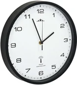 Zegary - vidaXL Sterowany radiowo zegar z mechanizmem kwarcowym, 31 cm, biały vidaXL - miniaturka - grafika 1