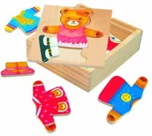 Puzzle - Bino 88048 bożonarodzeniowego puzzle, baerin - miniaturka - grafika 1