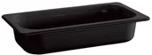 Wyposażenie lokali gastronomicznych - APS Germany Pojemnik z melaminy GN sztaplowany Ecoline czarny GN 1/3 84309 Germany 84309 - miniaturka - grafika 1