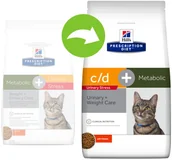 Sucha karma dla kotów - Hill's Prescription Diet Prescription Diet c/d Urinary Stress + Metabolic - 1,5 kg - miniaturka - grafika 1