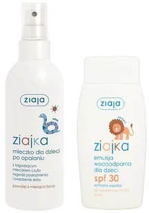 Ziaja Ziajka Słoneczna emulsja wodoodporna dla dzieci powyżej 12 miesięcy SPF30+ 125ml - Balsamy i kremy do opalania - miniaturka - grafika 5