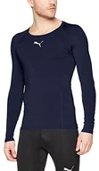 Gadżety dla kibiców - Puma męska ligi Base Layer Tee LS Shirt, czarny, m 655920 20 - miniaturka - grafika 1