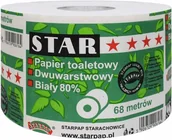 Papier toaletowy - Papier toaletowy Star Biały Makulatura 2W 68mb - miniaturka - grafika 1