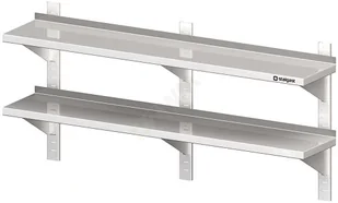 Stalgast półka wisząca, przestawna,podwójna 1600x400x660 mm 981784160 - Wyposażenie lokali gastronomicznych Stalgast półka wisząca, przestawna,podwójna 1600x400x660 mm 981784160 - Wyposażenie lokali gastronomicznych - miniaturka - grafika 1