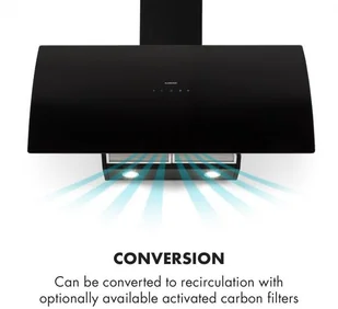 Klarstein Annabelle 90 Czarny (TK15-Annabelle90BL) - Okapy kuchenne - miniaturka - grafika 5