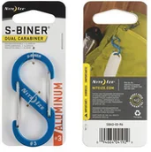 Sprzęt wspinaczkowy - Nite Ize Karabińczyk S-Biner Aluminium Dual Carabiner 3 Blue - SBA3-03-R6 (20382) SP 20382 - miniaturka - grafika 1