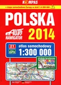 Atlasy i mapy - Polska Auto nawigator 2014 Atlas samochodowy w skali 1:300 000 - miniaturka - grafika 1