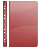 Szkolne artykuły papiernicze - PBS Skoroszyt do segregatora A4 czerwony 10 sztuk Connect Polska - miniaturka - grafika 1
