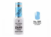 Lakiery hybrydowe - VICTORIA VYNN VICTORIA VYNN Kremowy Lakier Hybrydowy PURE kolor: 089 OCEAN FROST - 8 ml VIC000082 - miniaturka - grafika 1