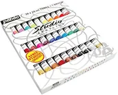 Pozostałe akcesoria dla plastyków - Pébéo pebeo 833431 Acrylic Studio zestaw 30 szt. 20 ML z pędzelkiem 833431 - miniaturka - grafika 1